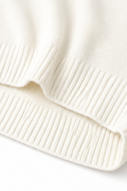 Kelly – Oversized Drawstring Hooded Knit Sweater