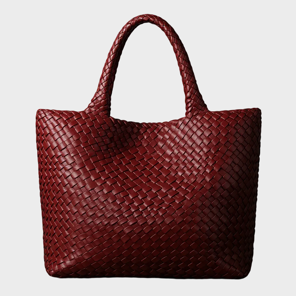 Lana Handwoven Leather Tote