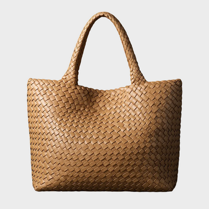 Lana Handwoven Leather Tote