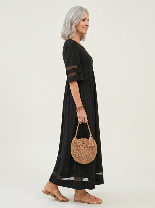 Aubrey™ | Flattering Tummy-Smoothing Midi Dress