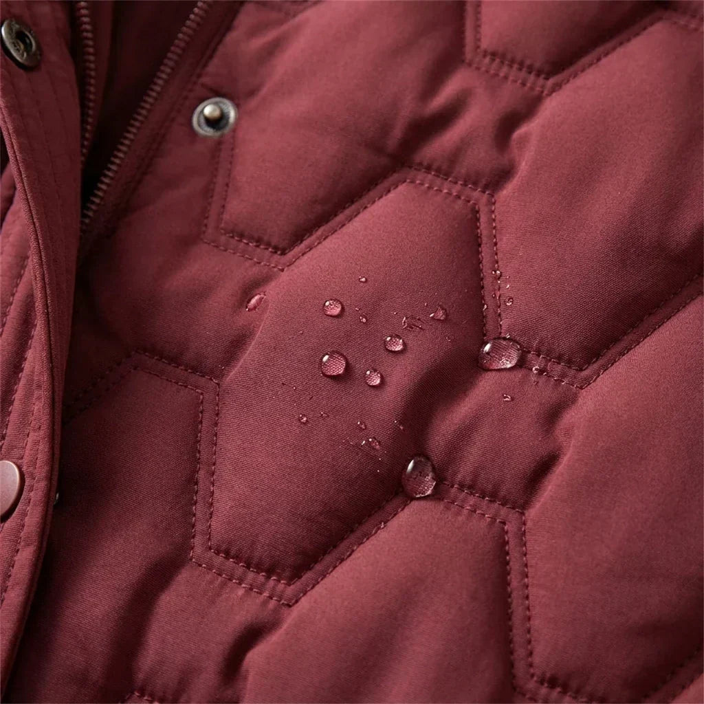 Lisa – Longline Hooded Down Coat