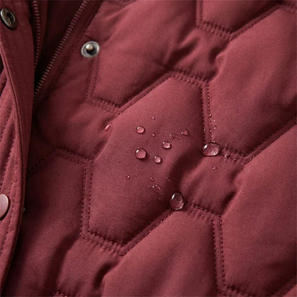 Lisa – Longline Hooded Down Coat