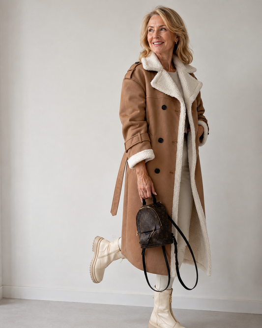 Yvette | Teddy-Lined Trench Coat