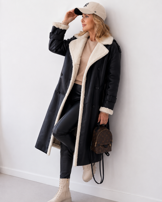 Yvette | Teddy-Lined Trench Coat