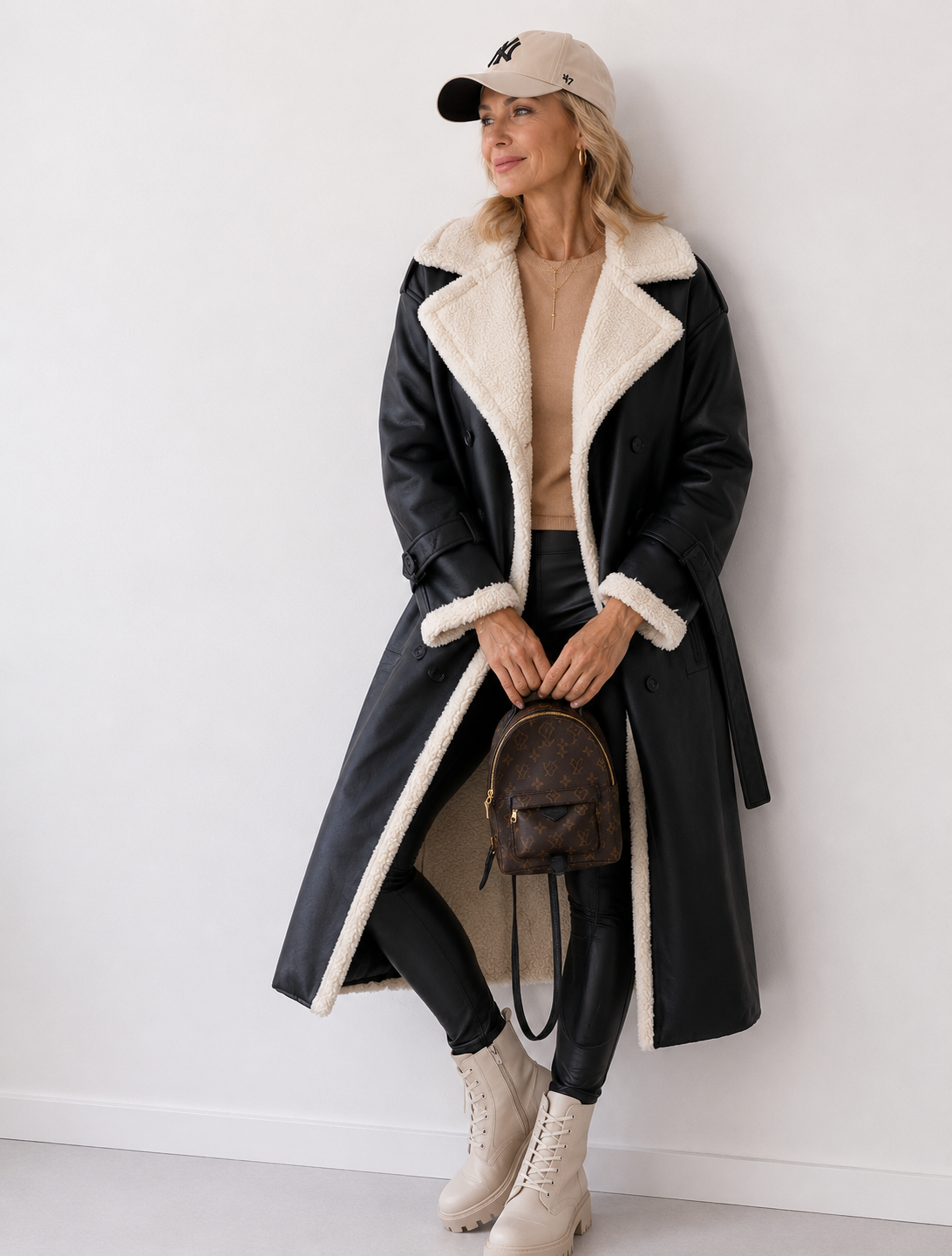 Yvette | Teddy-Lined Trench Coat