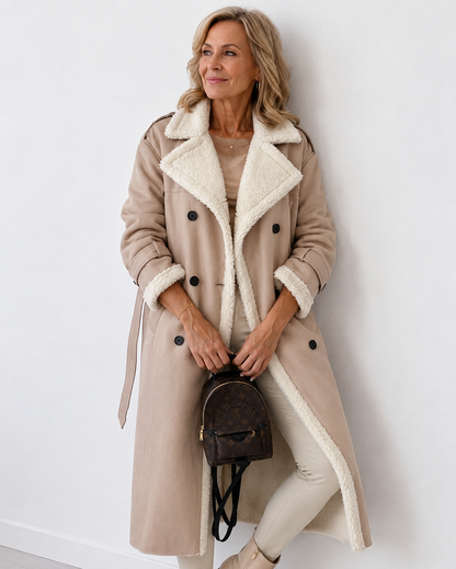 Yvette | Teddy-Lined Trench Coat