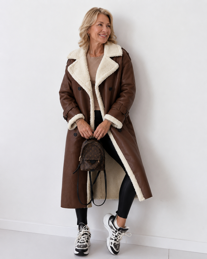 Yvette | Teddy-Lined Trench Coat
