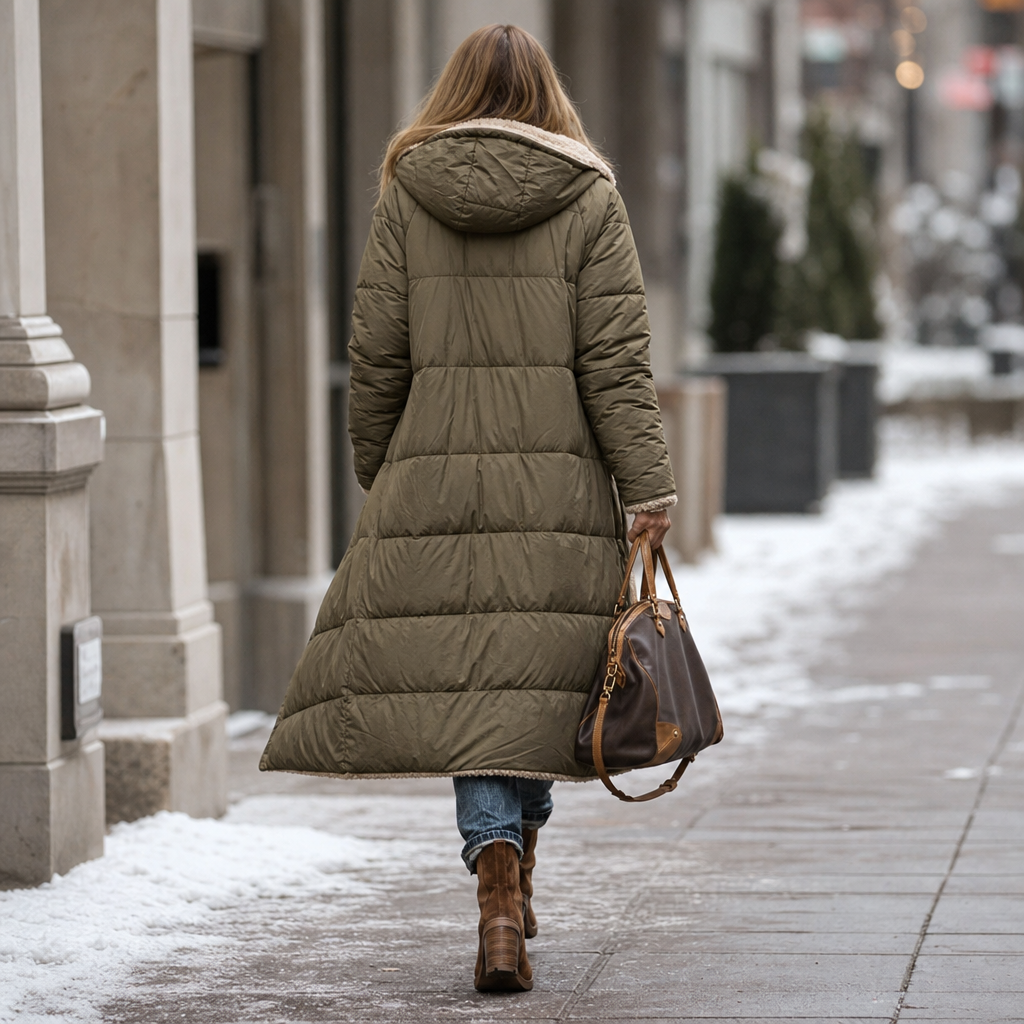 Riley – Reversible Hooded Long Winter Coat