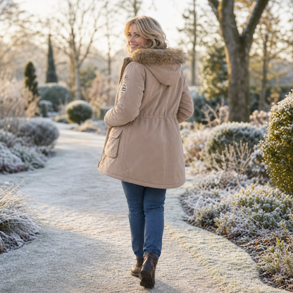 Melora – Fur-Hooded Lined Women’s Parka