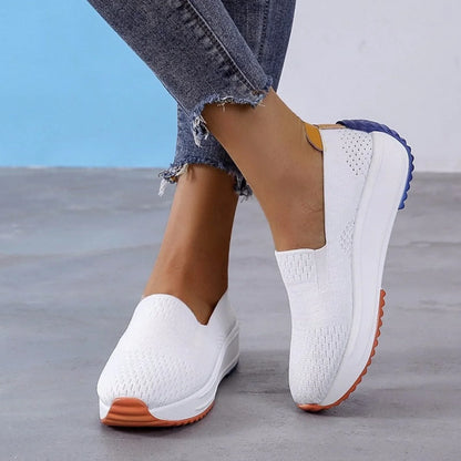 Luxury Shoes For Women | Slip-On Platform Knit