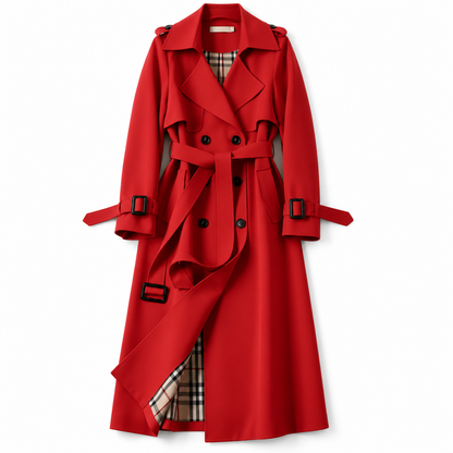 Natalia | Classic Long Trench Coat