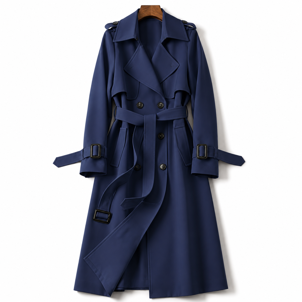 Natalia | Classic Long Trench Coat