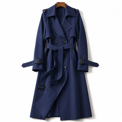 Natalia | Classic Long Trench Coat