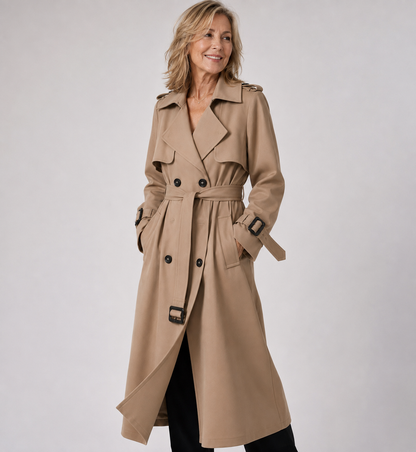 Natalia | Classic Long Trench Coat