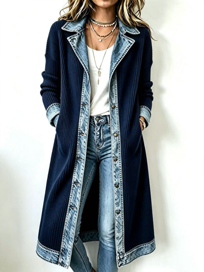 Riley | Casual Long-line Knit Cardigan