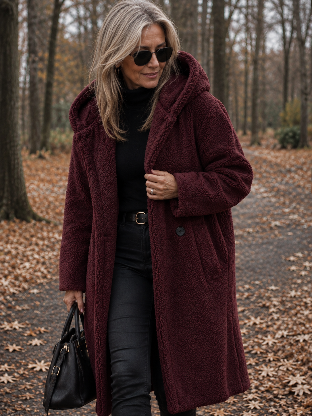 Roxanne | Long Teddy Coat
