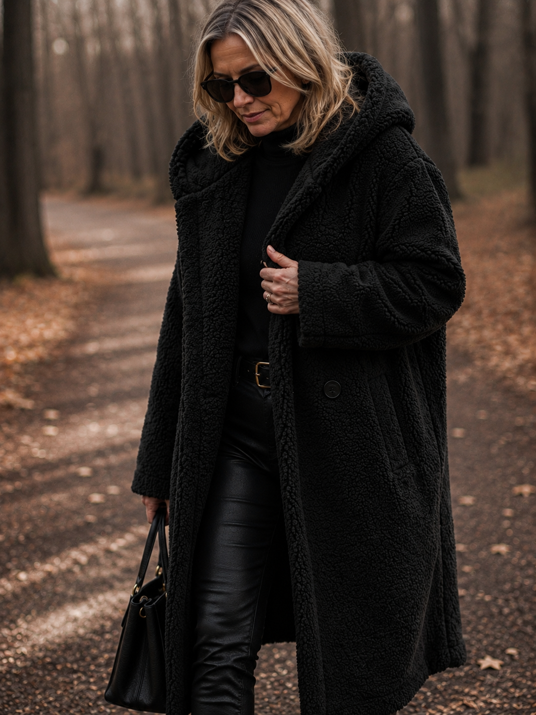 Roxanne | Long Teddy Coat