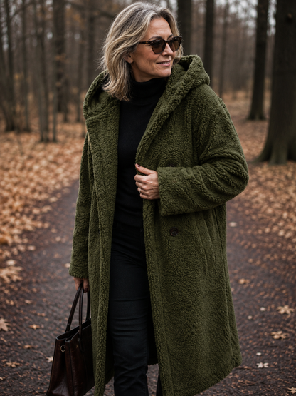 Roxanne | Long Teddy Coat