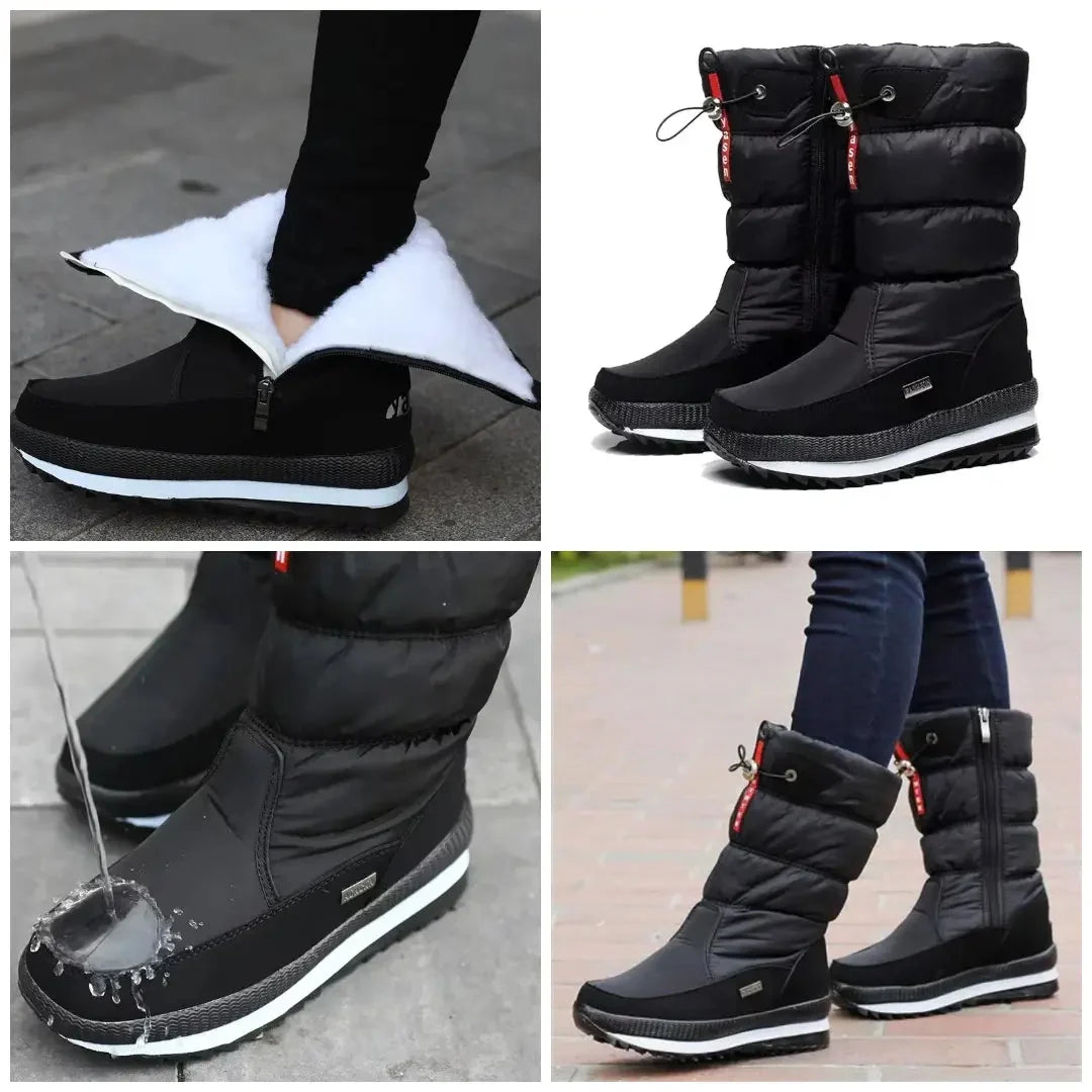 Snow Boots For Women | Waterproof Insulated Winter Pull-On