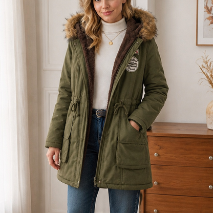 Melora – Fur-Hooded Lined Women’s Parka