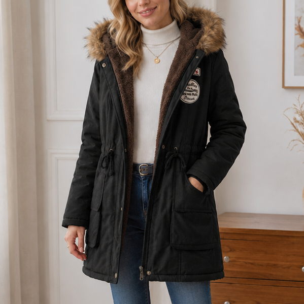 Melora – Fur-Hooded Lined Women’s Parka