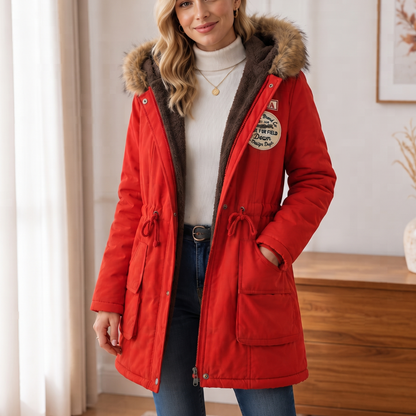 Melora – Fur-Hooded Lined Women’s Parka