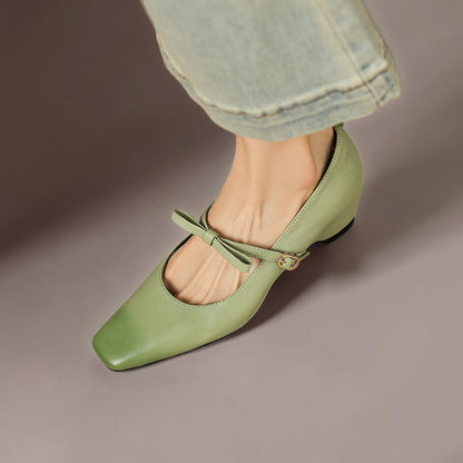 Madeline | Bow-Strap Mary Jane Pump
