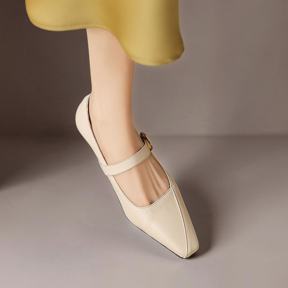 Joanna | Paneled Mary Jane Heel