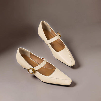 Joanna | Paneled Mary Jane Heel