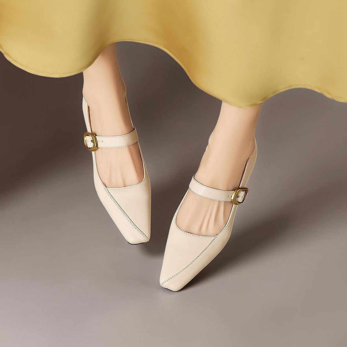 Joanna | Paneled Mary Jane Heel