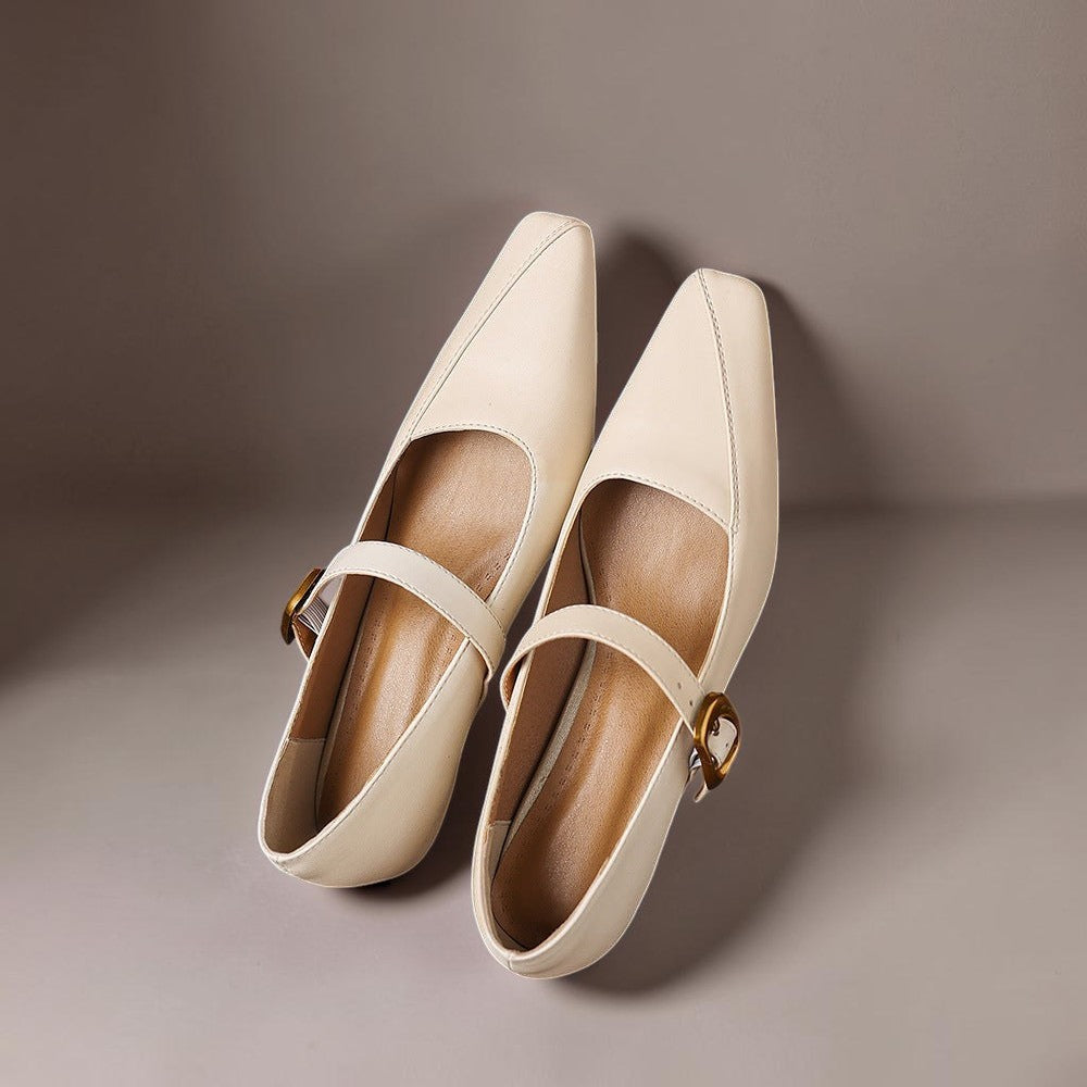 Joanna | Paneled Mary Jane Heel