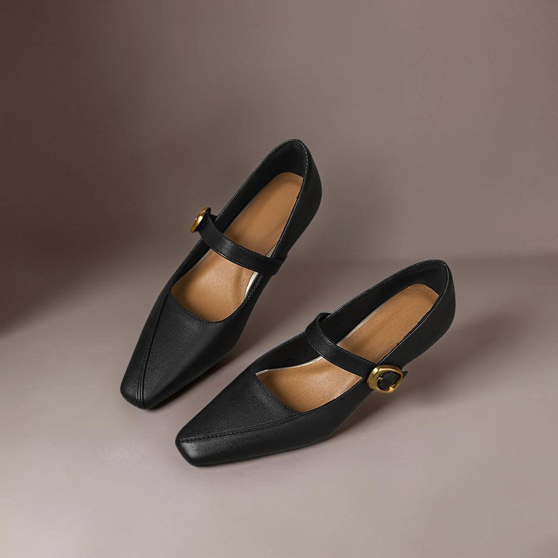 Joanna | Paneled Mary Jane Heel