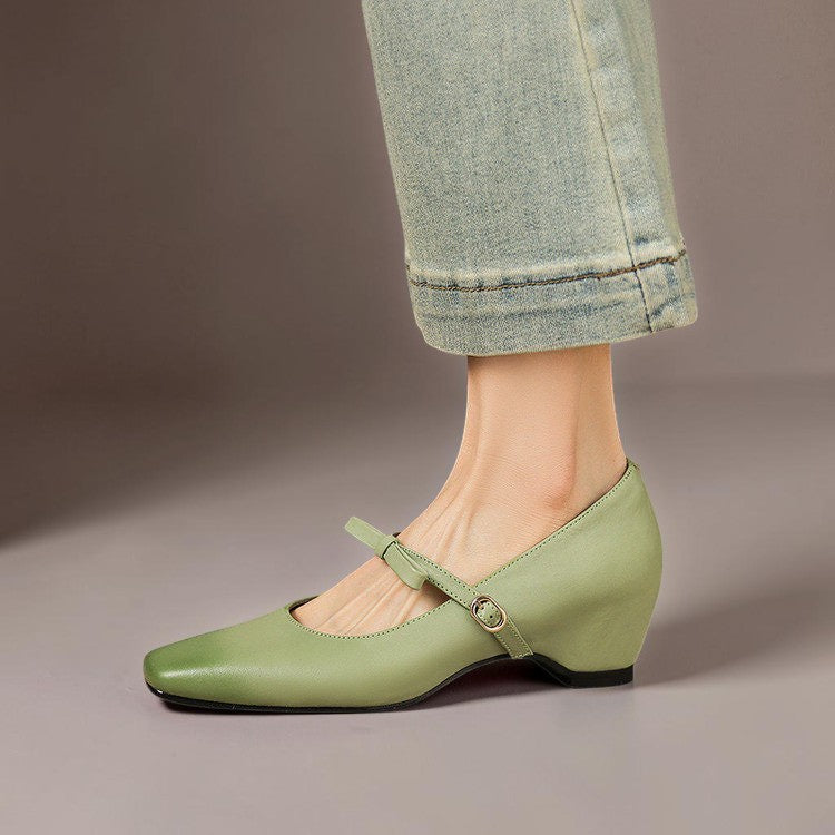 Madeline | Bow-Strap Mary Jane Pump