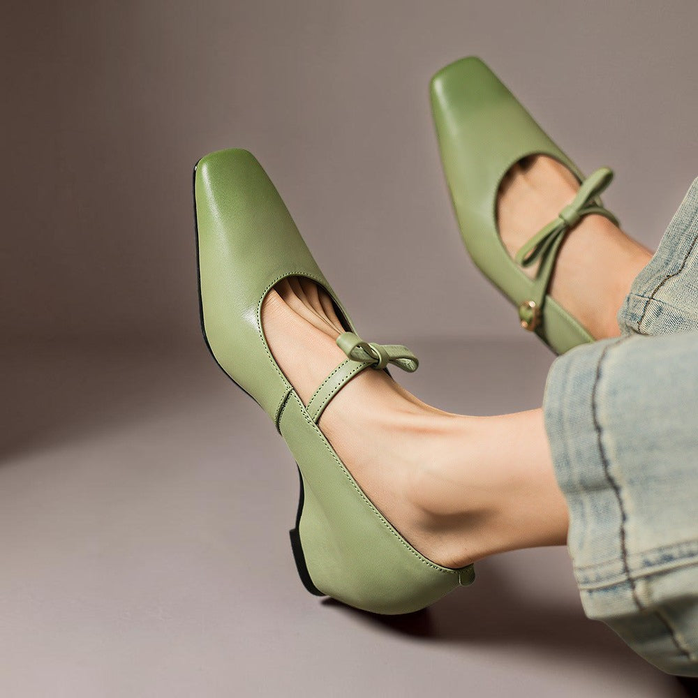 Madeline | Bow-Strap Mary Jane Pump