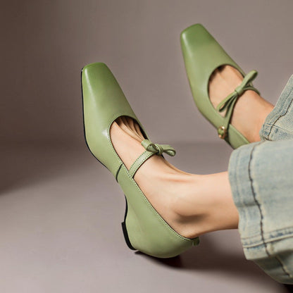 Madeline | Bow-Strap Mary Jane Pump