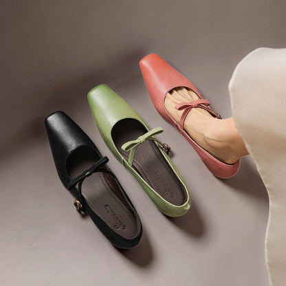 Madeline | Bow-Strap Mary Jane Pump