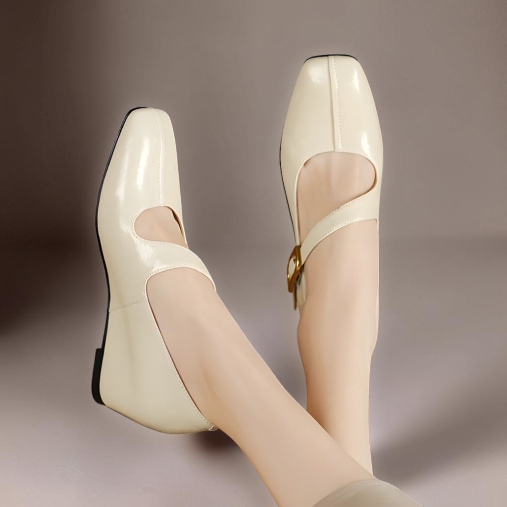 Alexandra | Genuine Leather Mary Jane Heels
