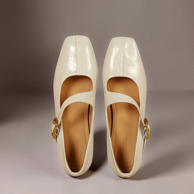 Alexandra | Genuine Leather Mary Jane Heels