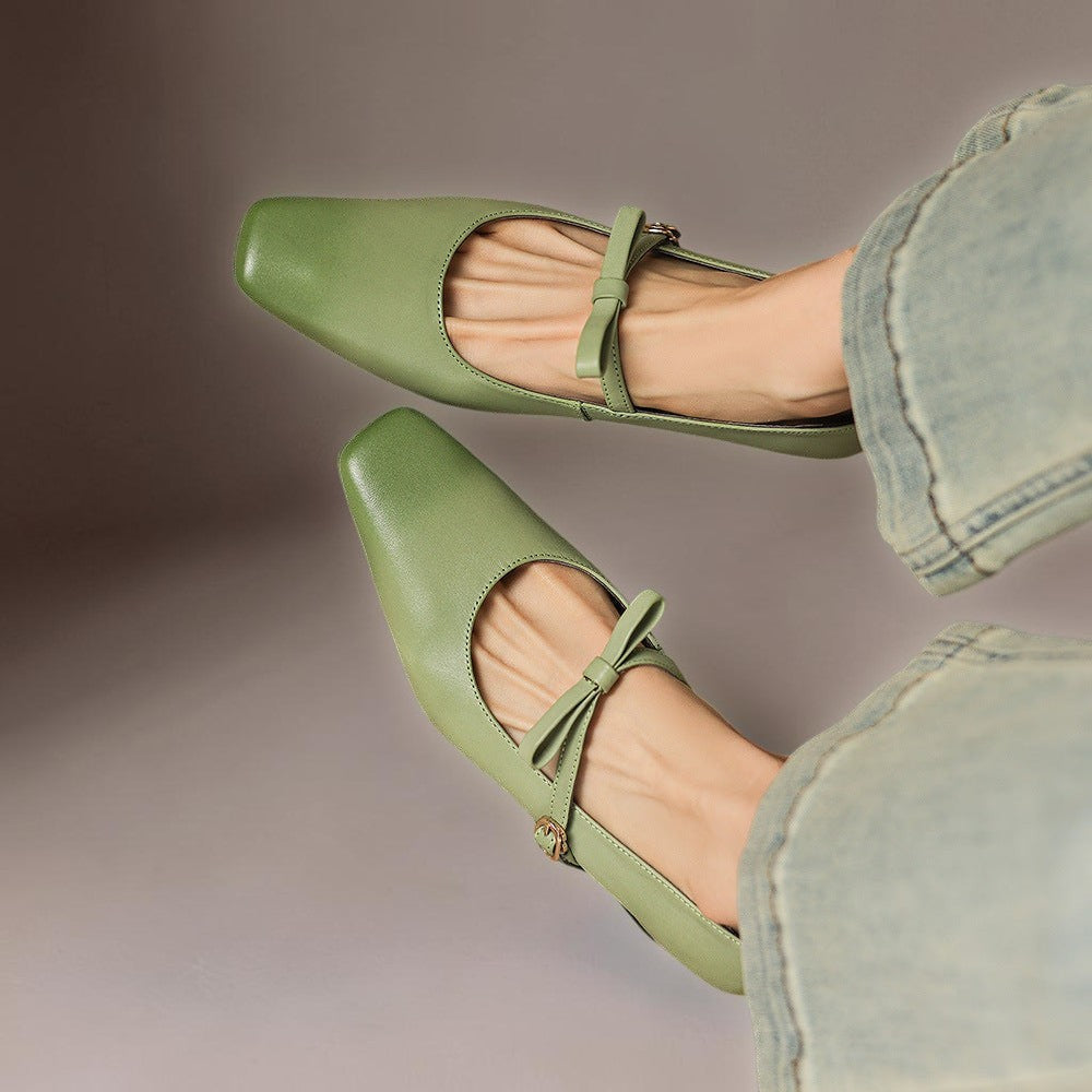 Madeline | Bow-Strap Mary Jane Pump