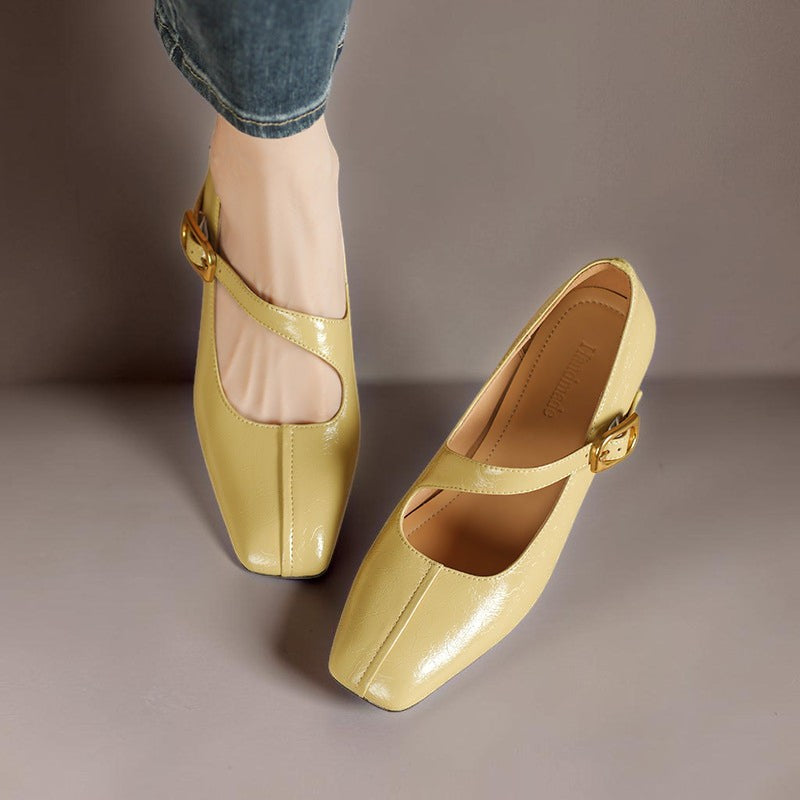 Alexandra | Genuine Leather Mary Jane Heels