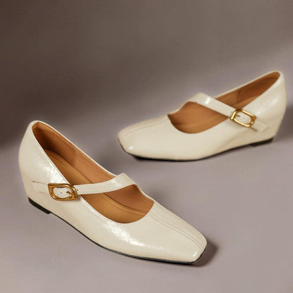 Alexandra | Genuine Leather Mary Jane Heels