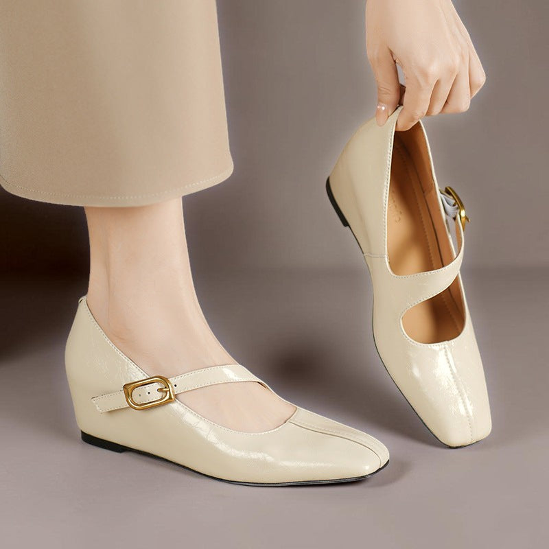 Alexandra | Genuine Leather Mary Jane Heels