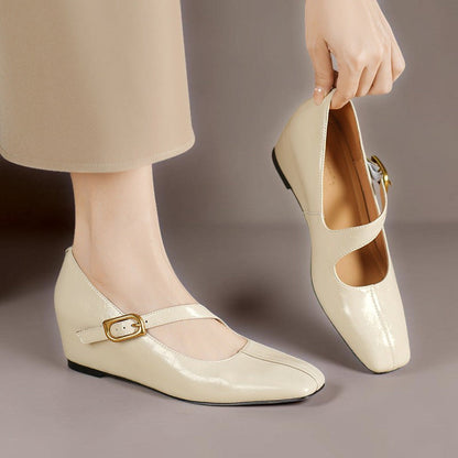 Alexandra | Genuine Leather Mary Jane Heels