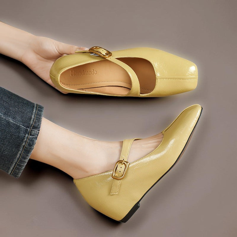 Alexandra | Genuine Leather Mary Jane Heels