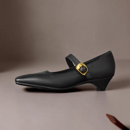 Joanna | Paneled Mary Jane Heel