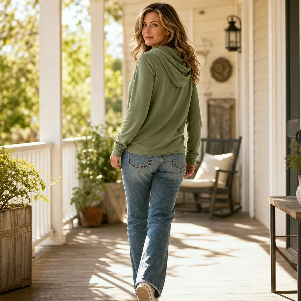 Women's Hoodie | Drawstring Long Sleeve Pocket