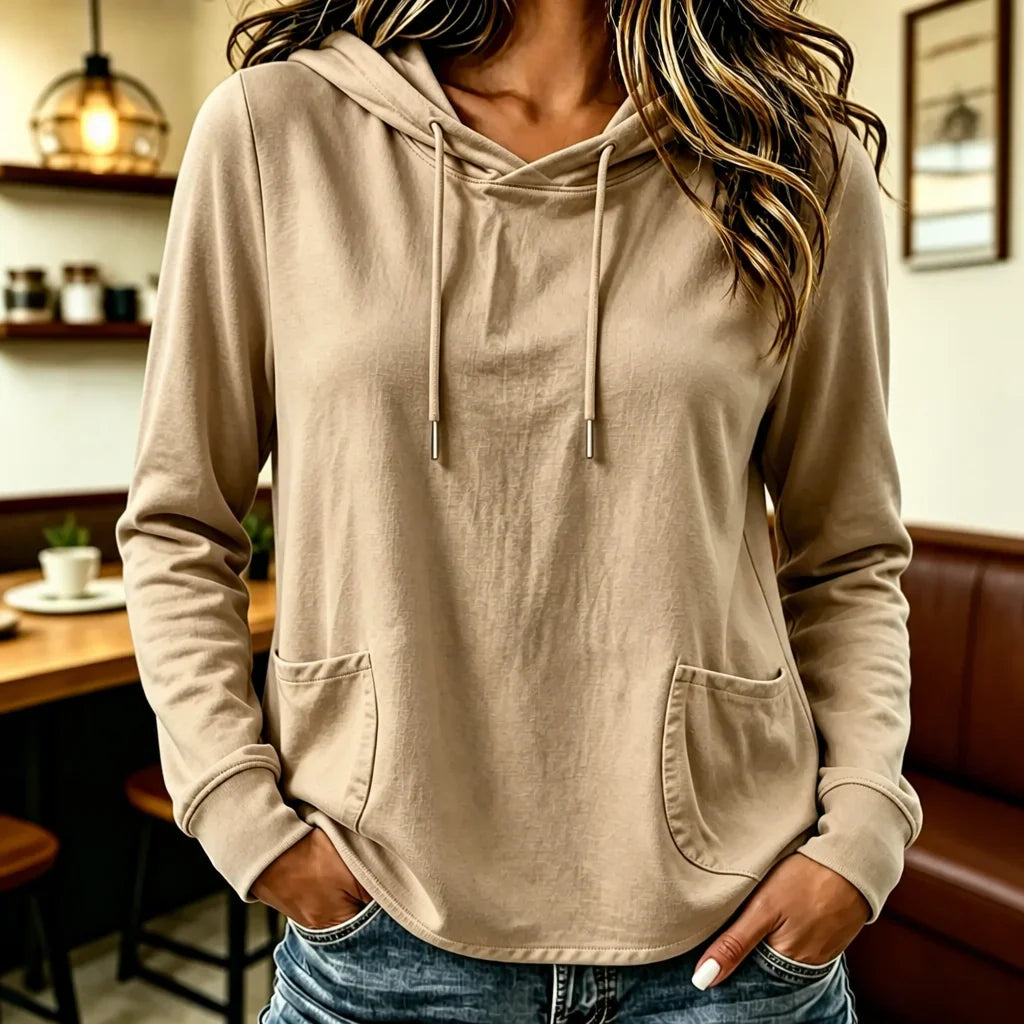 Women's Hoodie | Drawstring Long Sleeve Pocket