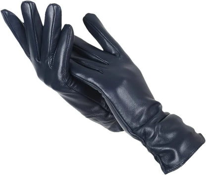Women's Leather Gloves | Classic Warm Winter Essential