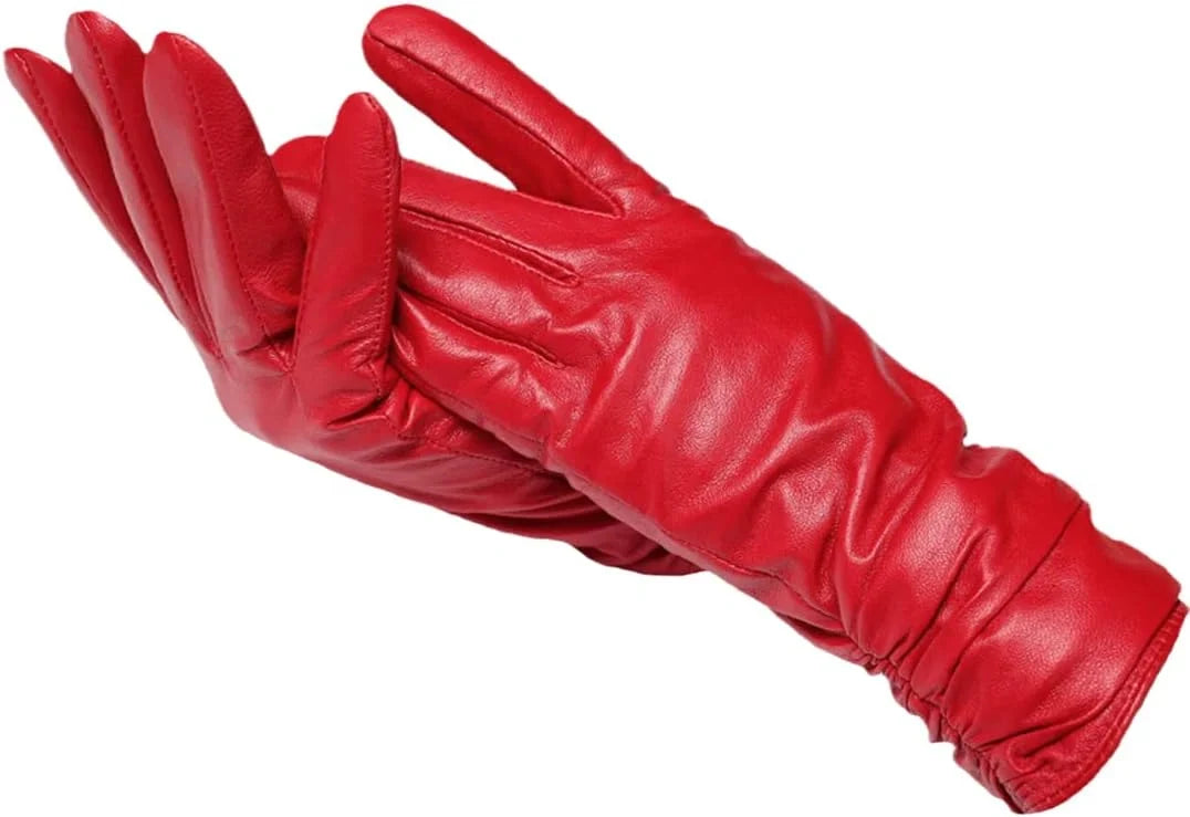 Women's Leather Gloves | Classic Warm Winter Essential