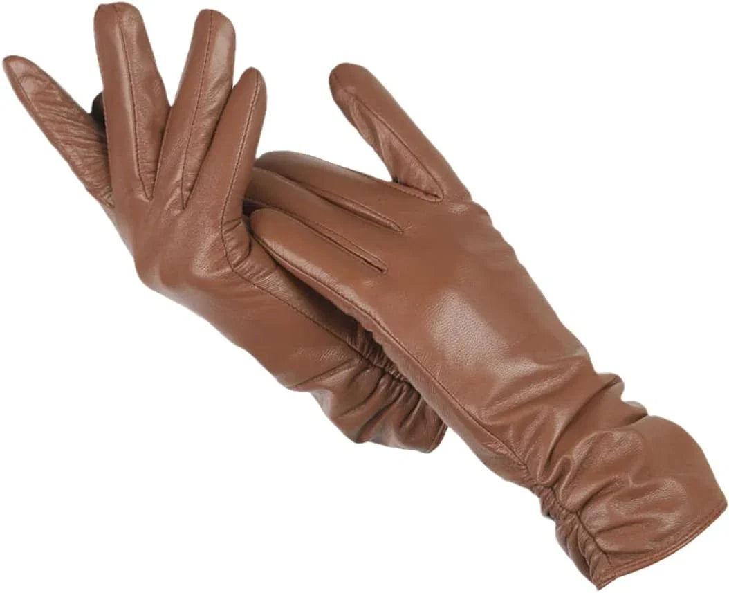 Women's Leather Gloves | Classic Warm Winter Essential